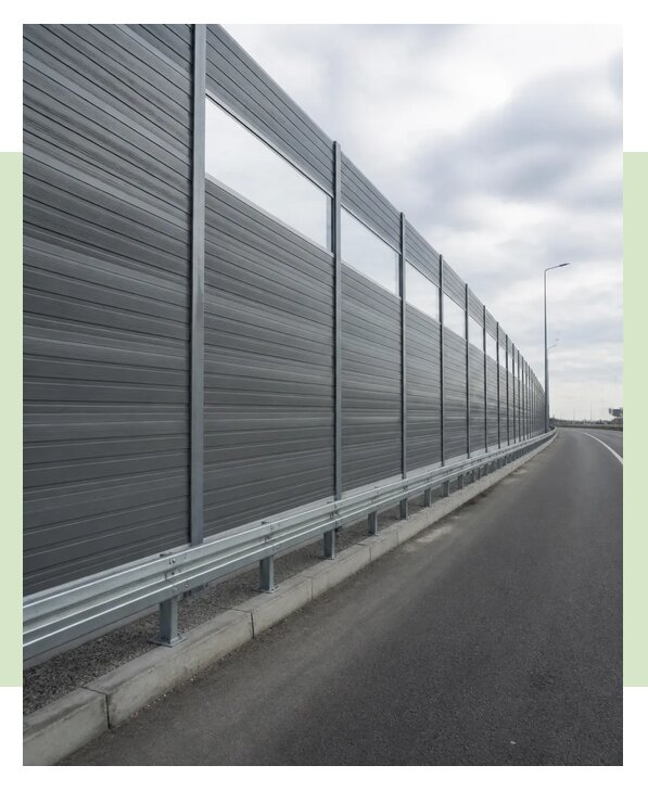 Шумозащитные ограждения под ключ в Новосибирске по цене от 7625 р. | ЗаборЭксеперт-Нвс